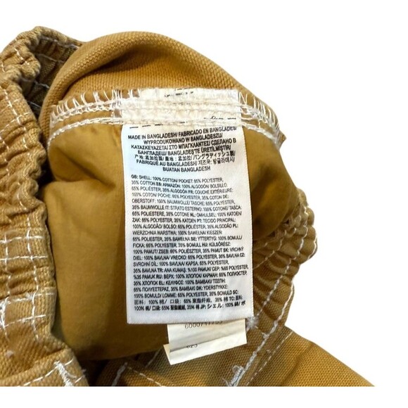 Vans Pants Womens Size Small Canvas Sidewalk Pant Cargo Loose Baggy Twill-Skater - Picture 4 of 10